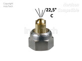HM Nozzle  Mini Sphere 3/8UNF  4 x C22.5  x 0.40 mm  0.016 