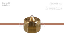 HM Nozzles  Short Engagement  3/8 UNF  Single-Orifice  Extrusion