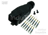 Ni120-12P Connecteur Cable Assy  90/180  x PG11  f 