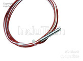 PT100 Temperatuur Sensor  D 3/16   x L 1.25    L 1.5m Draden
