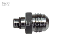 HM Fitting 180  met O-ring  M1-1/16  -12 JIC x M9/16-18 UNF