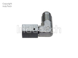HM Swivel Adapter 90   M9/16-18 JIC x F9/16-18 JIC Swivel