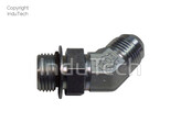 HM Fitting 135  with O-ring  M3/4-16 JIC x M9/16-18 UNF