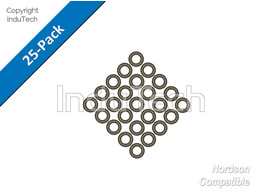 Pack  O-Ring Viton  0.219 x 0.344 x 0.063 in.  pkg 25 